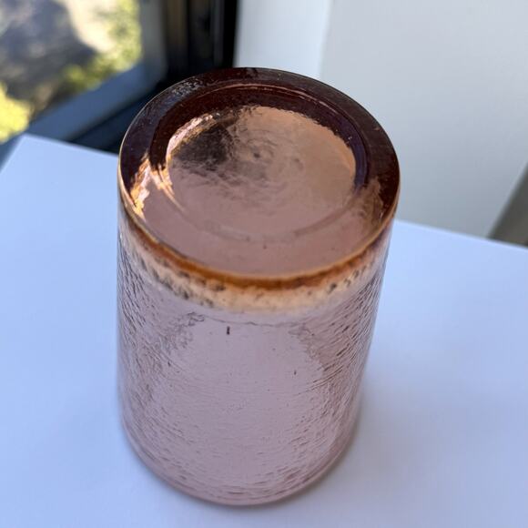 Fire and Light Recycled Glass 12oz Tumbler Copper Orange - 4 3/4” - Picture 6 of 6